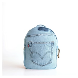 Handmade Upcycled Levi's Denim Mini Backpack - Kids 2-4 Year