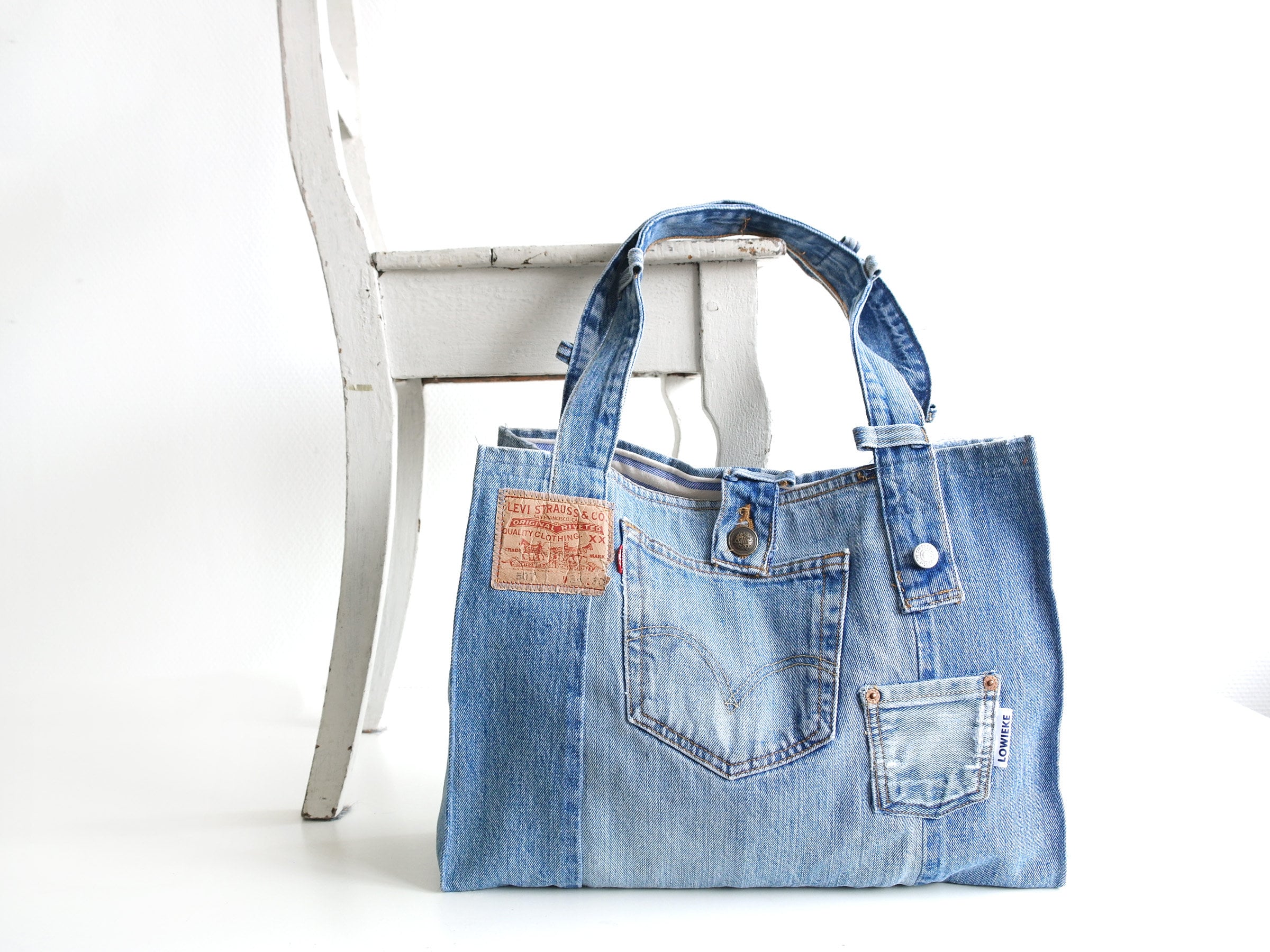 Levi's 501 デニム リメイク トートバッグ
