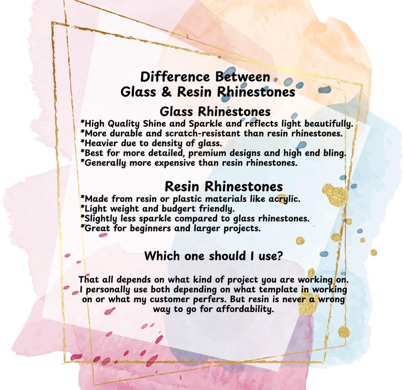 Comparing Craft Rhinestones 20oz and 24oz SS16 Rhinestone Tumbler Template Neon Mouse Ear Headbands ...