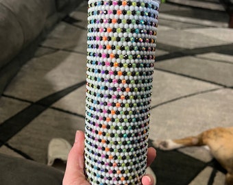 20oz Rhinestone Neon Tumbler
