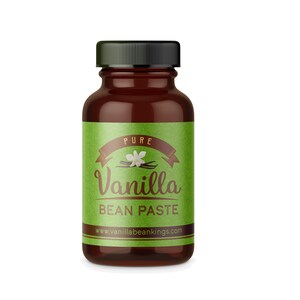 Vanilla Bean Paste for Baking and Cooking - Gourmet Madagascar Bourbon Blend made with Real Vanilla Seeds
