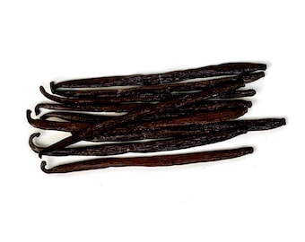 Organic Madagascar Vanilla Beans – Grade A, Bourbon Cured (4 oz)