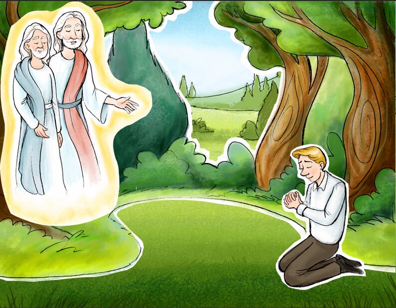 LDS Teaching Aid, FHE Joseph Smith Story, Mormon Missionary Gift