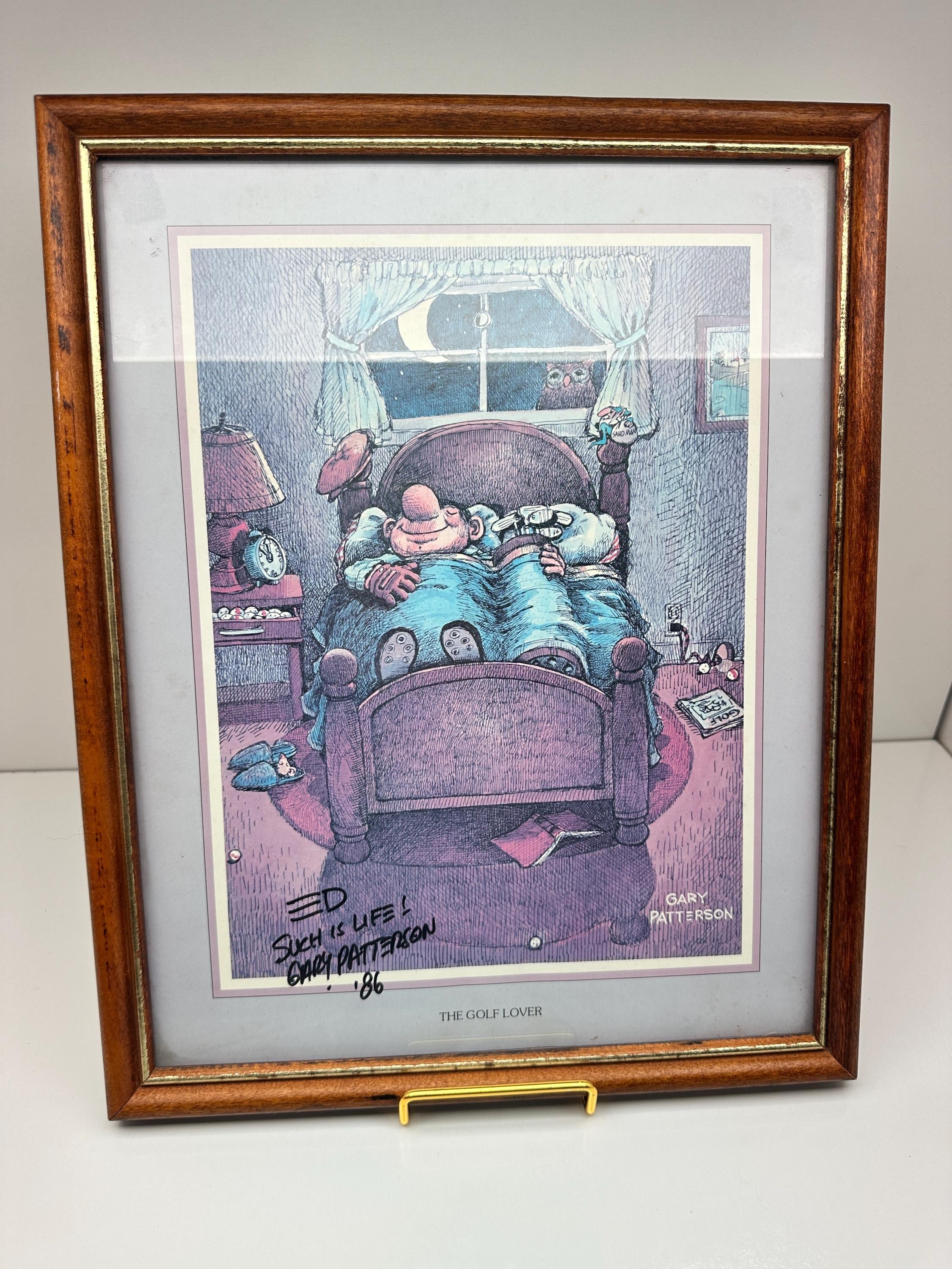 Gary Patterson Golf Framed Art - Etsy