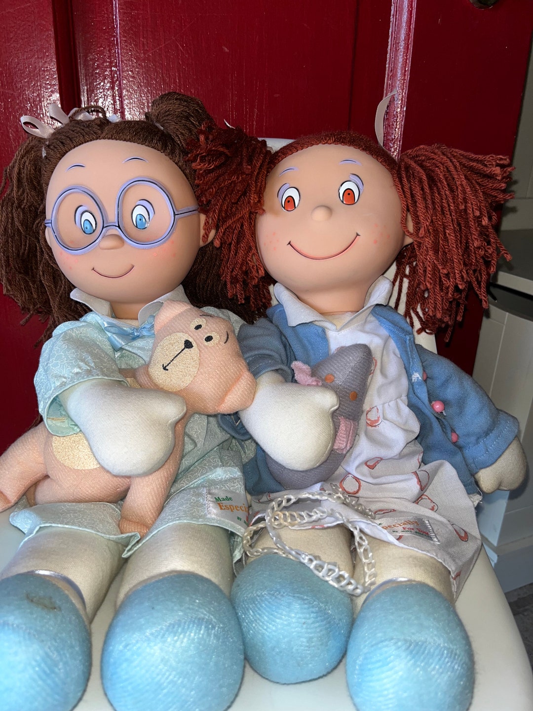 Ivy Cottage Violet Pickles and Ruby Buttons Vintage Dolls Miss Etsy