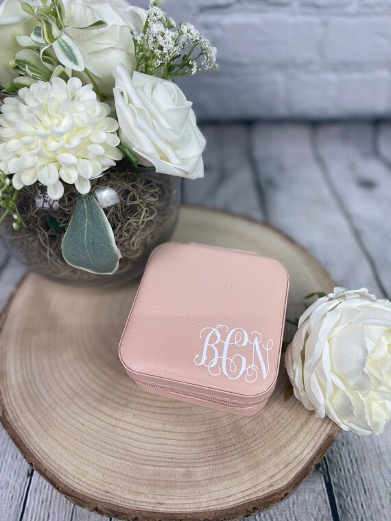 Monogrammed Jewelry Box Custom Jewelry Box Personalized Etsy
