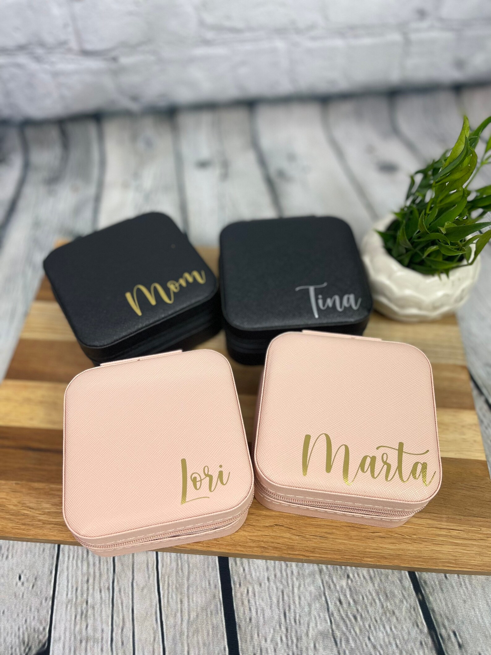 Monogrammed Jewelry Box Custom Jewelry Box Personalized Etsy