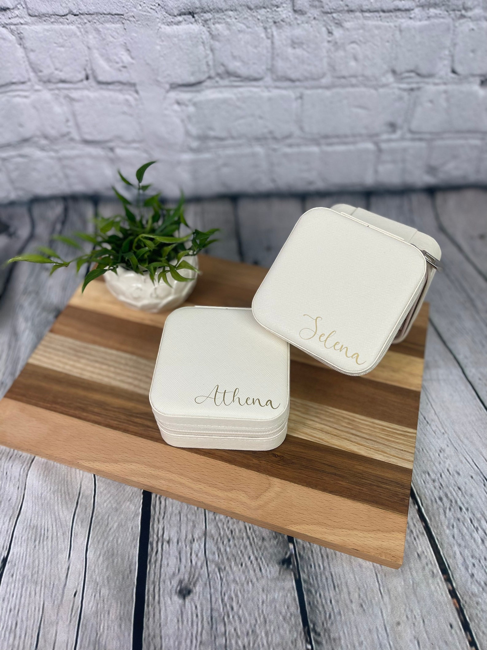 Monogrammed Jewelry Box Custom Jewelry Box Personalized Etsy