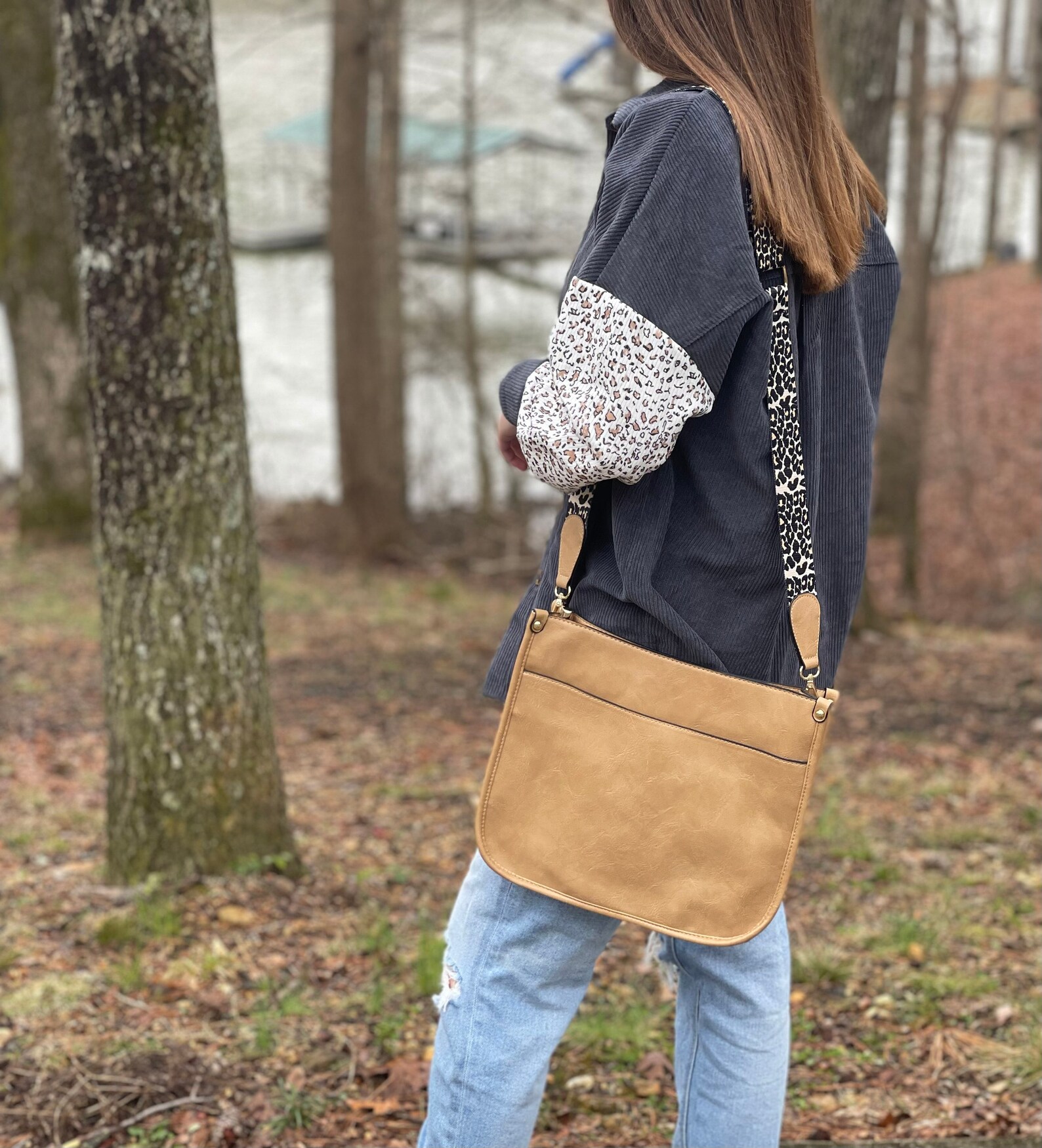 Crossbody Leopard Guitar Strap Purse/ Trendy Boutique Handbag/ Etsy