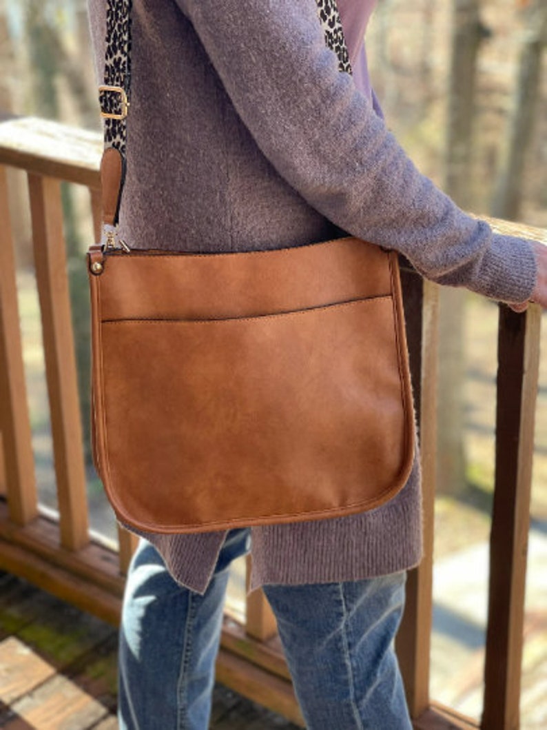 Crossbody Leopard Guitar Strap Purse/ Trendy Boutique Handbag/ Etsy