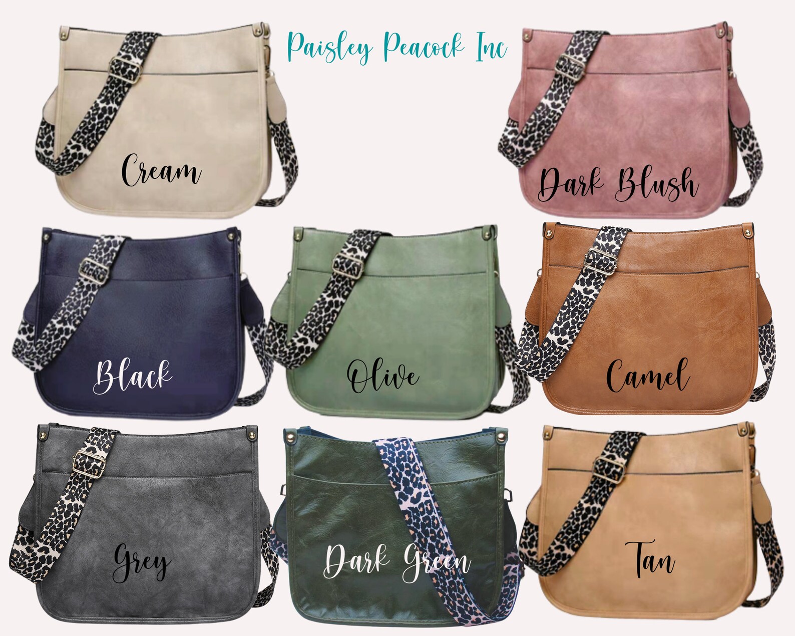 Crossbody Leopard Guitar Strap Purse/ Trendy Boutique Handbag/ Etsy