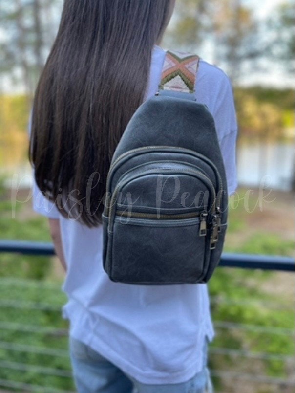 Vegan Leather Backpack Purse - Etsy display picture 2
