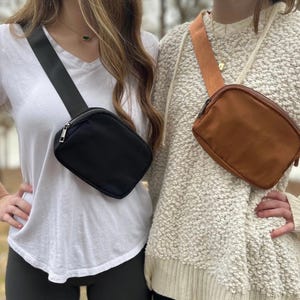 Shae Nylon Belt Bag| LuLu Dupe Bag| Belt Bag| Waist Bag| Everywhere Bag| Yoga Pouch| Fanny Pack| Mini Belt Bag| Crossbody Bag