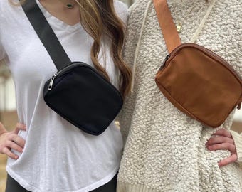 Shae Nylon Belt Bag: Adjustable Crossbody Fanny Pack