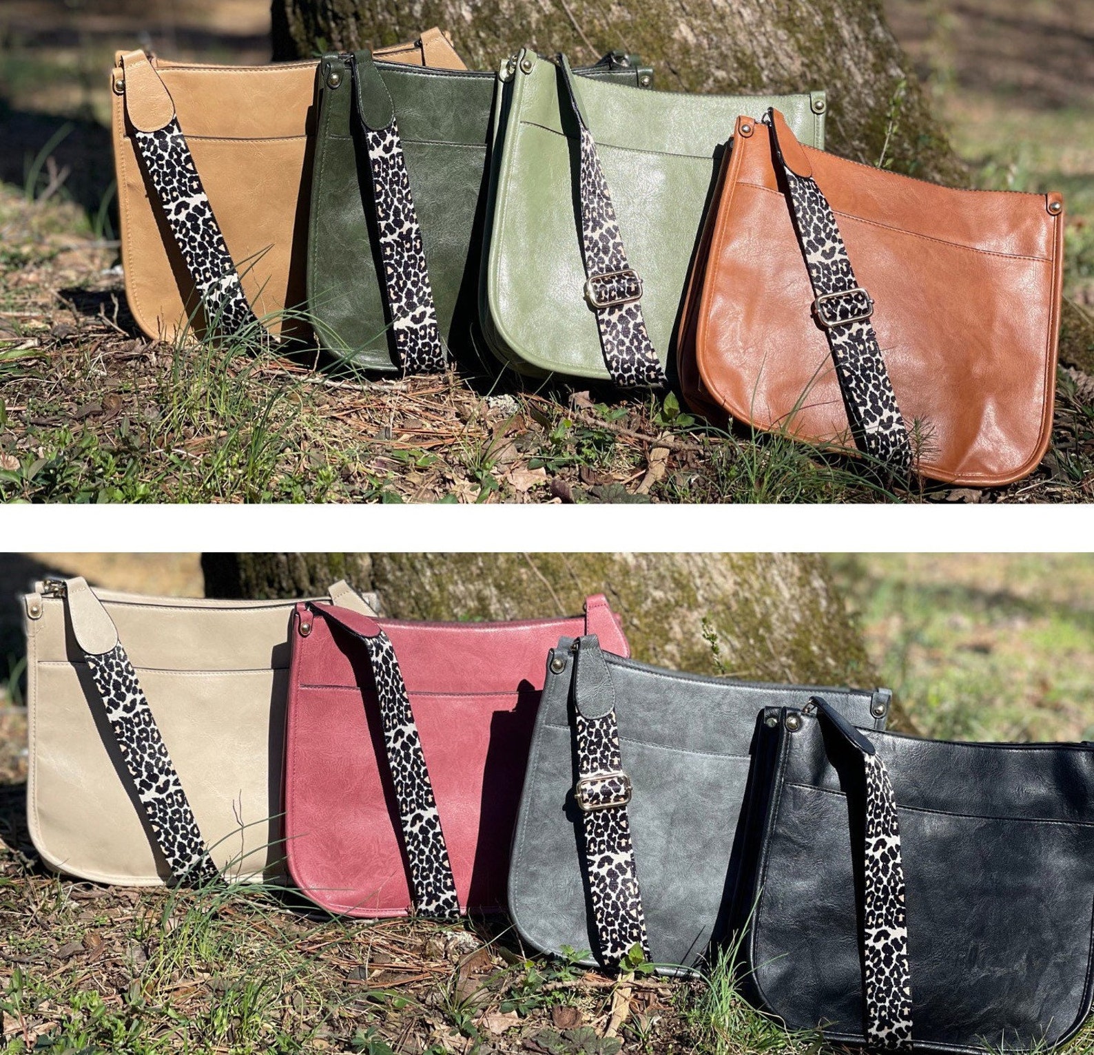 Crossbody Leopard Guitar Strap Purse/ Trendy Boutique Handbag/ Etsy