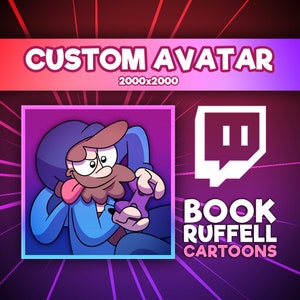 AANGEPASTE Avatar Profielfoto voor Twitch - Aangepaste Avatar Profielfoto - Discord Youtube Twitch