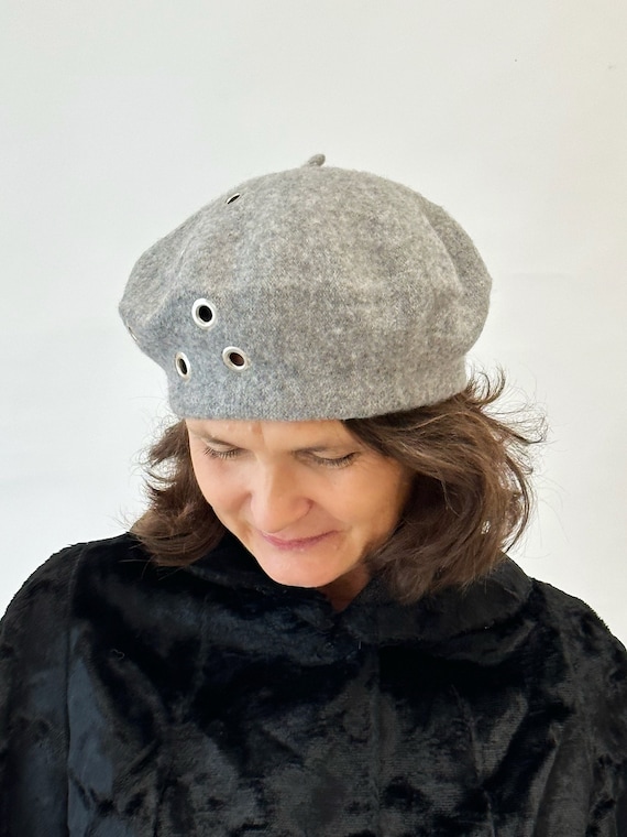 Needles Faux Boa Beret グレー Needles】FAUX BOA BERET | EDISTORIAL STORE - 帽子