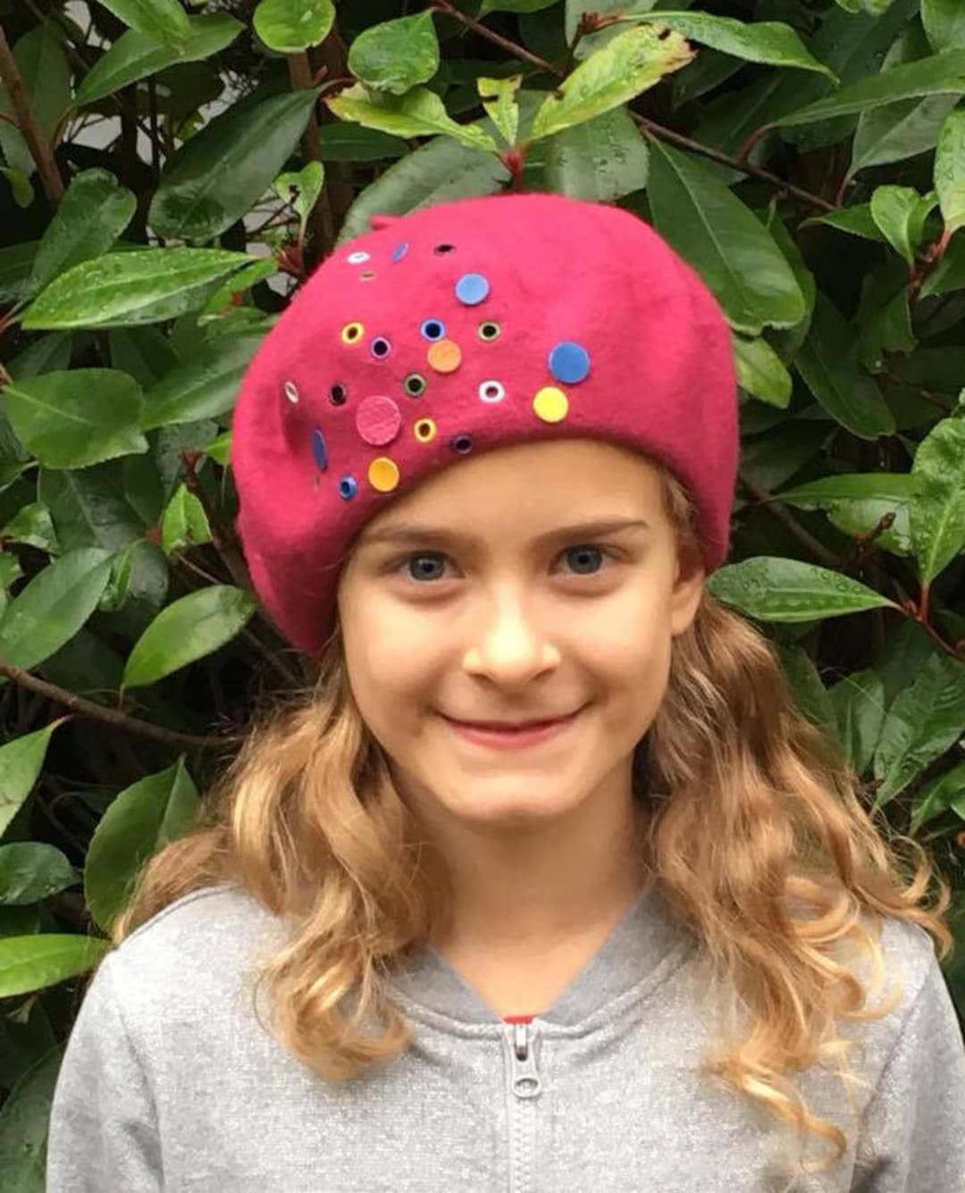 Buy Pink Beret, Raspberry French Wool Beret, Soft Autumn,winter Womans