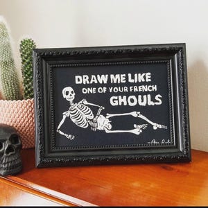 Sassy Skeleton Print