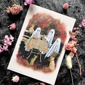 Ghost Tea Party Print