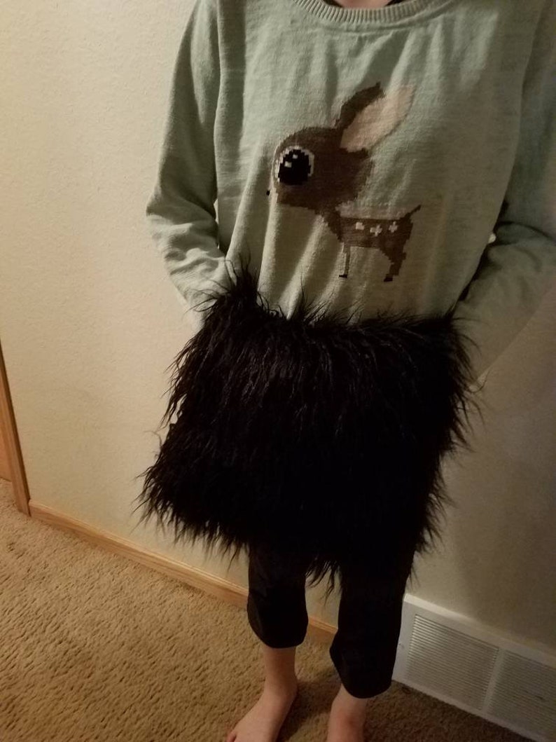 Renaissance hand warmer Cuddly warm hand muff Cosplay larger muff.