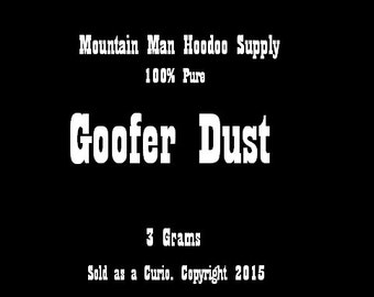 Goofer Dust- for Hexing, Banishing, Crossing, etc.