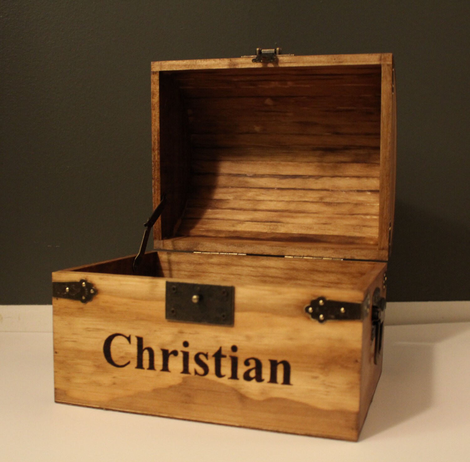Childs lockable treasure chest Lockable gift box Treasure Etsy