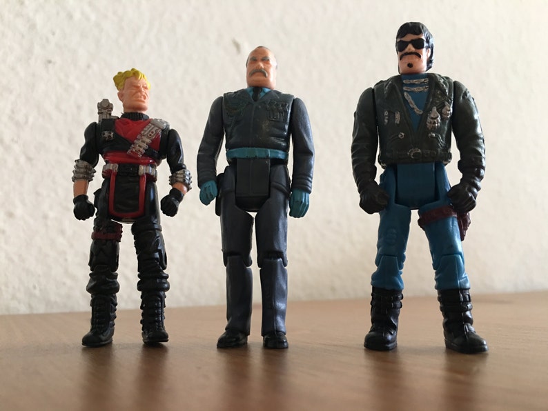 Set of 3 M.A.S.K Miles Mayhem /& Floyd Malloy action figures Kenner Sly Rax