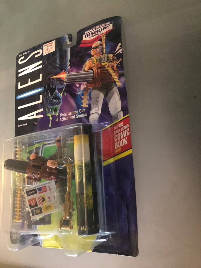 1992 Aliens Space Marine Bishop Android Action Figure Kenner Premium Collector Series Hasbro