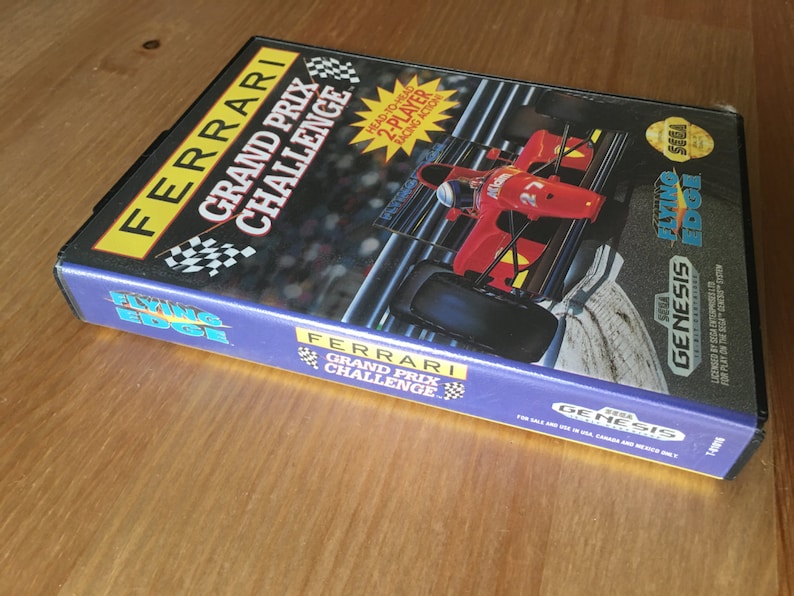 Ferrari Grand Prix Challenge 1992 Sega Genesis Flying Edge 1990/'s