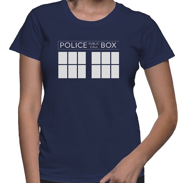 Dr Who Shirt Doctor Who T-Shirts Police Box Shirt Public Call Box Shirt Time Traveling Shirt Geek Shirt Nerd Shirt Doctor Who Police Box Tee