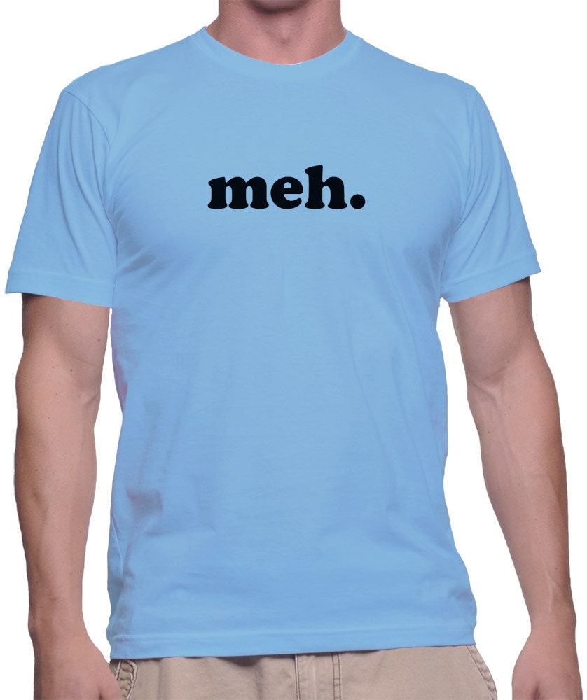 Meh Shirt T-shirt for Non Social People Funny Introvert Tshirt - Etsy