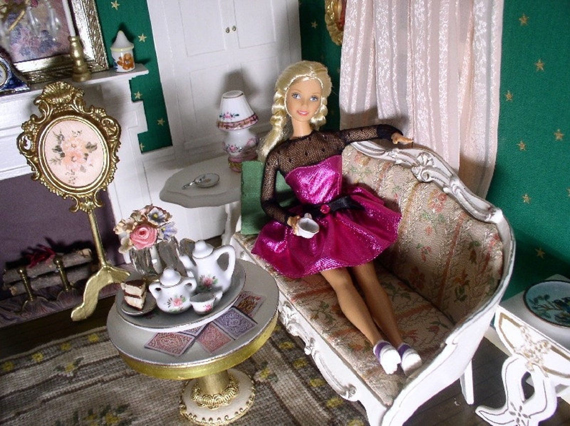 Doll House Theatre Barbie Scale For Sale Complete with | Etsy