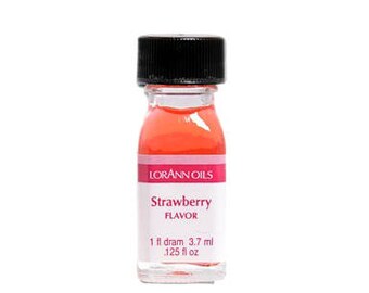 Edible Strawberry Flavoring / Super Strength Concentrate LIquid Strawberry Flavor / Candy Cooking Baking Artificial Strawberry Flavoring Oil