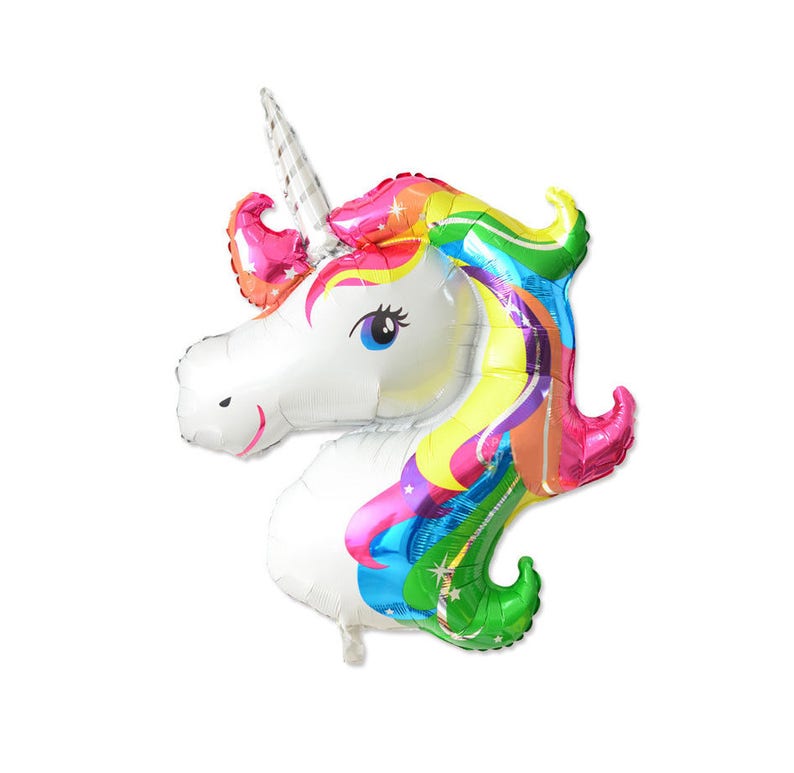 Giant Unicorn Party Balloon Large 46 Mylar Rainbow Unicorn Party Decor Girl/'s Birthday Decorations Kids Unicorn Themed Balloons