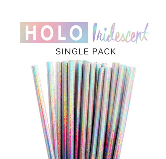 Lustre Paper Straws Set of 25 Iridescent Pink White Opal Luster Sheen Gloss Unicorn Princess Party Decor Straws Cakepop Craft Sticks