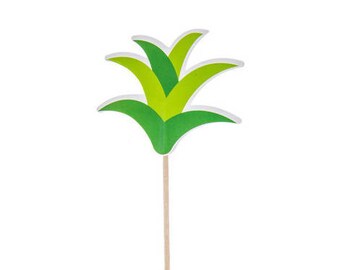 PRINTABLE Pineapple Tops Cupcake Toppers. Cupcake Toppers for