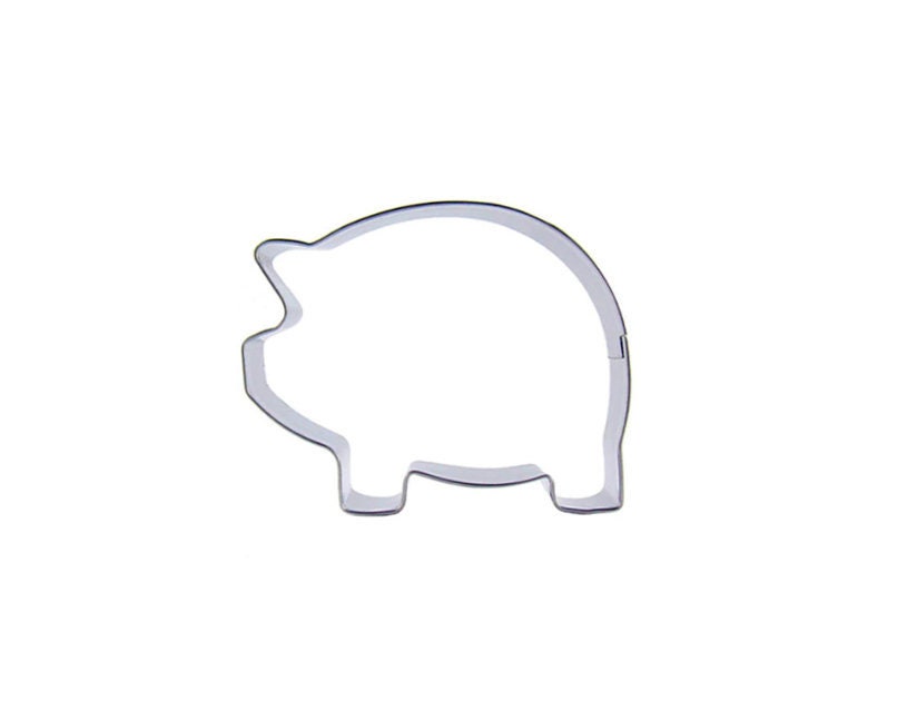 Pig Piglet Farm Animal Cookie Biscuit Fondant Pastry Cake Stainless Steel Cutter 