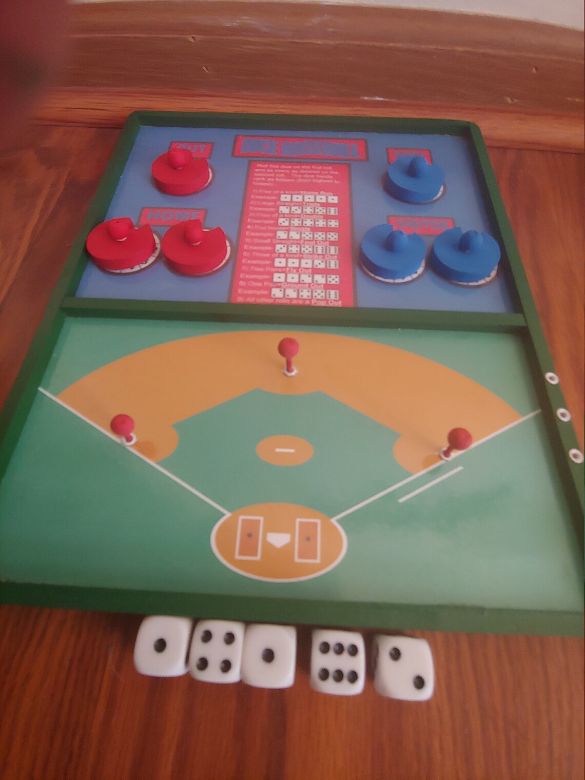 Dice Baseball Game Etsy
