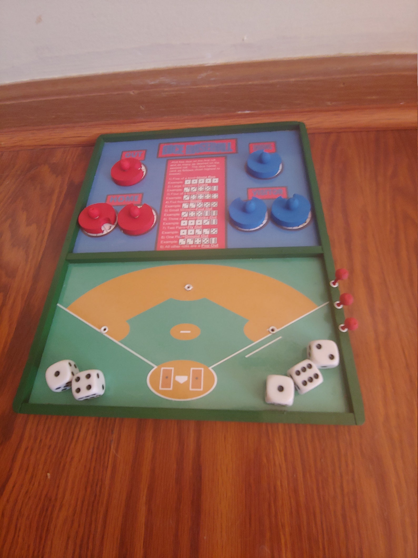 Dice Baseball Game Etsy