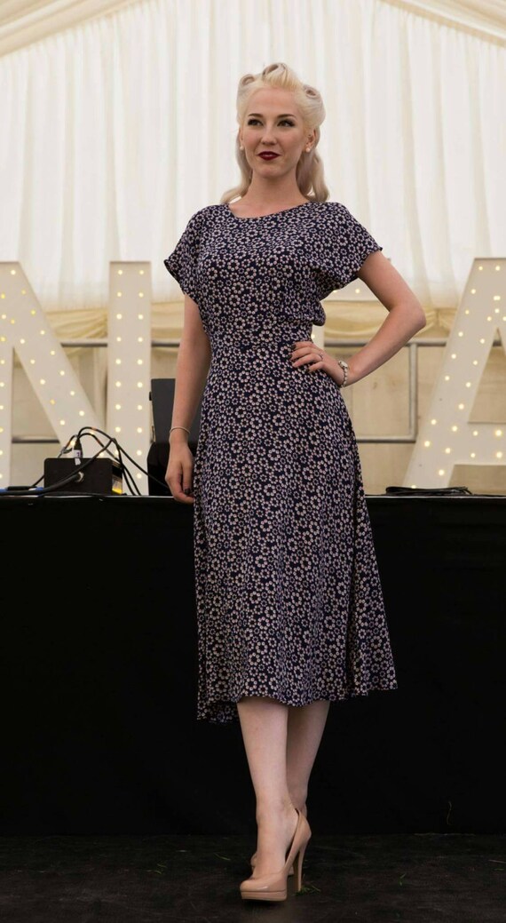1940s dress handmade vintage inspired 