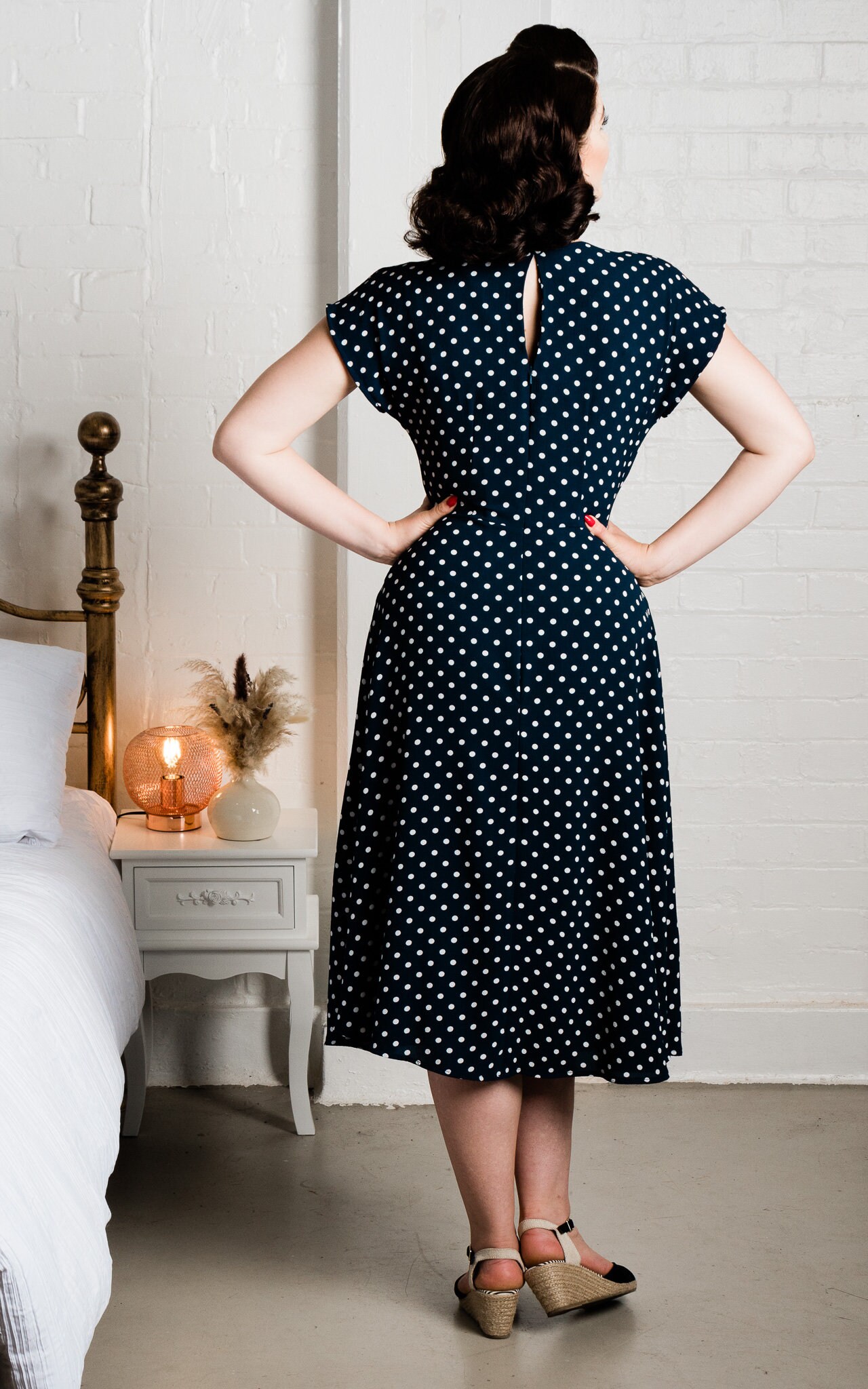 アンドレスド　flocky dot pants dress flocky dot pants dress | ANDRESD