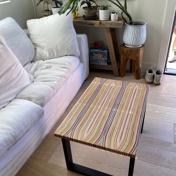 The Avery handmade skateboard Coffeetable