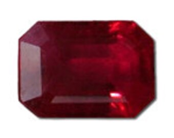 3.01 Ct Octagon Ruby with Certificate