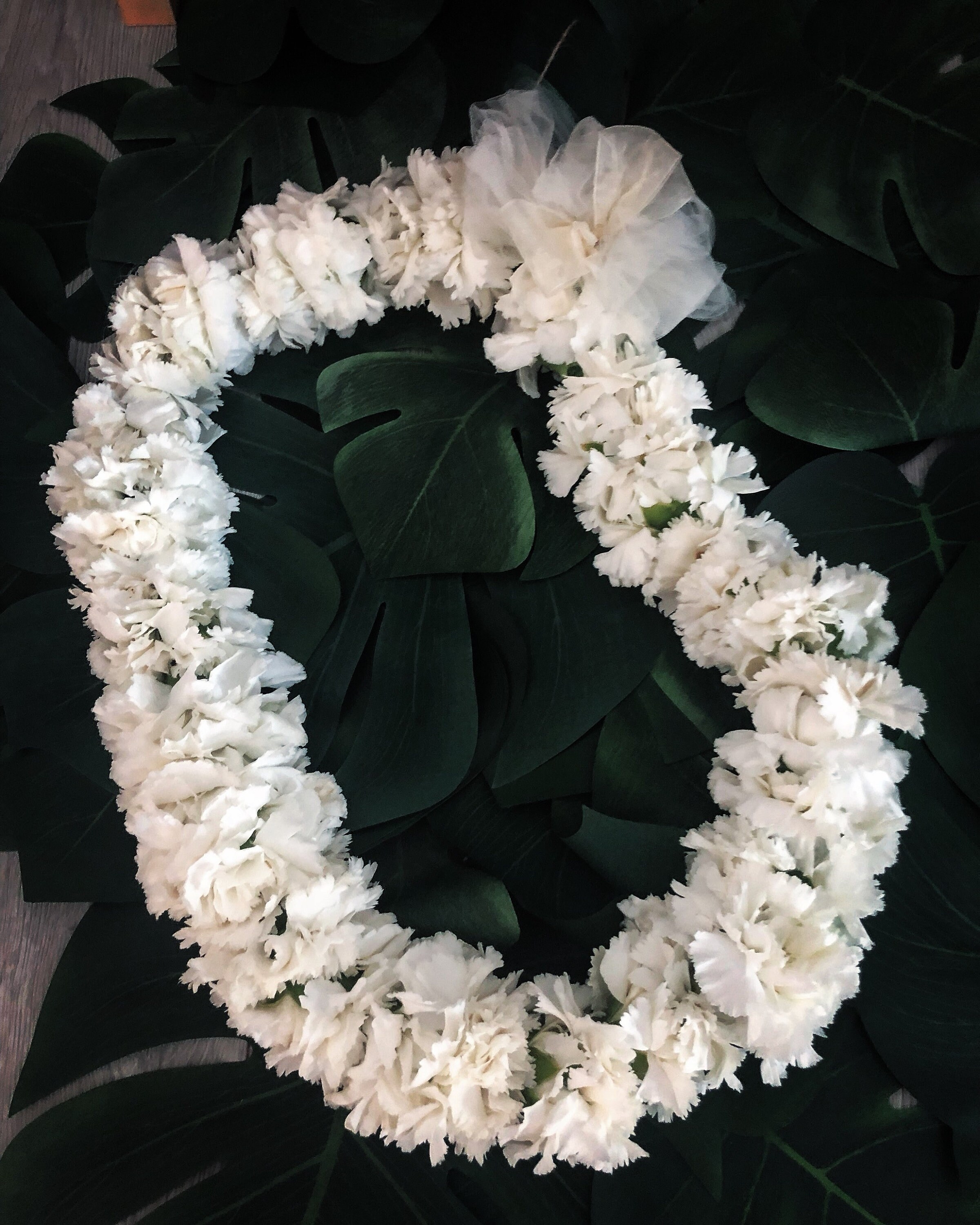 Carnation Lei double single carnation lei candy Lei. Orchid Etsy