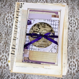 Junk Journal Bundle - Handmade Vintage Junk Journal Flip Book- Junk Journal*