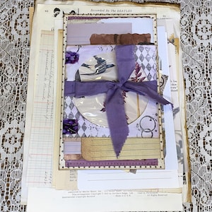 Junk Journal Bundle - Handmade Vintage Junk Journal Flip Book- Junk Journal ##