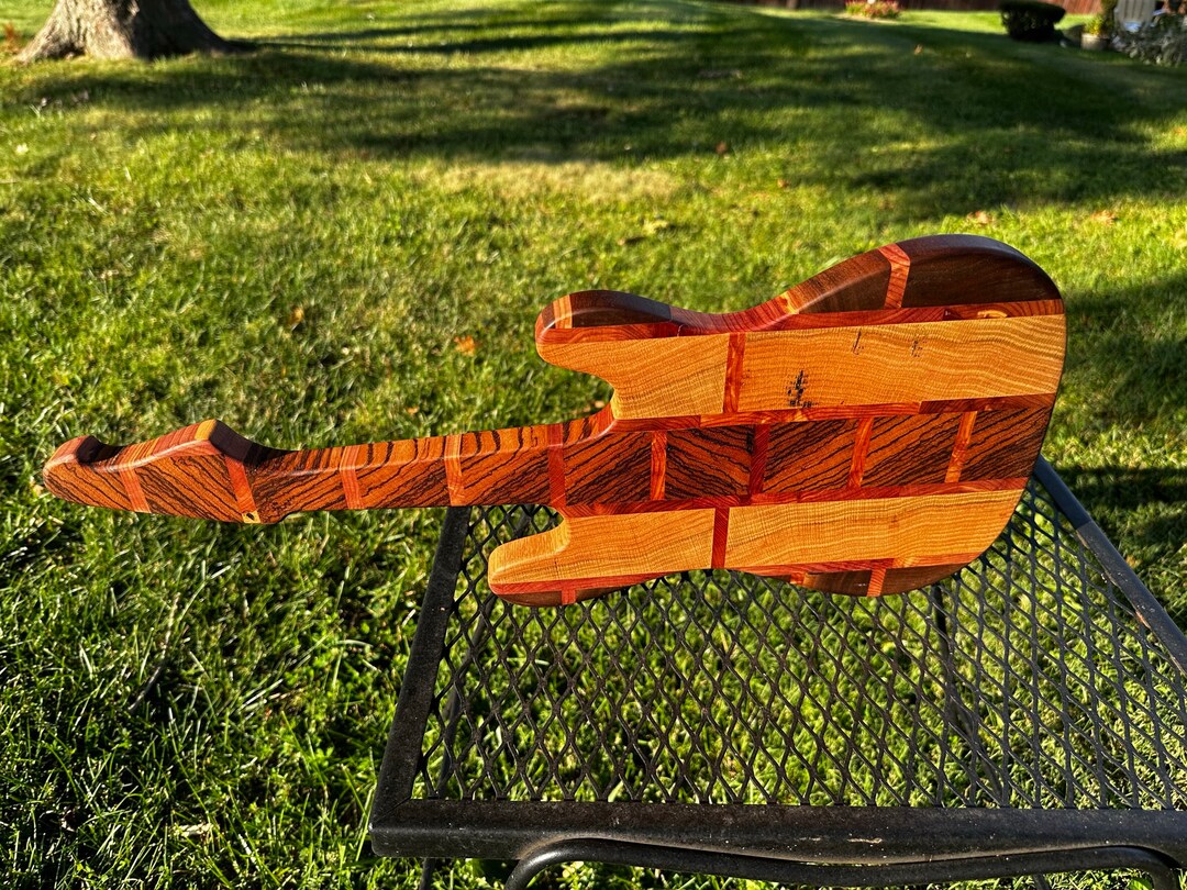 End Grain Guitar Shaped Charcuterie Board. Mexican Royal Etsy