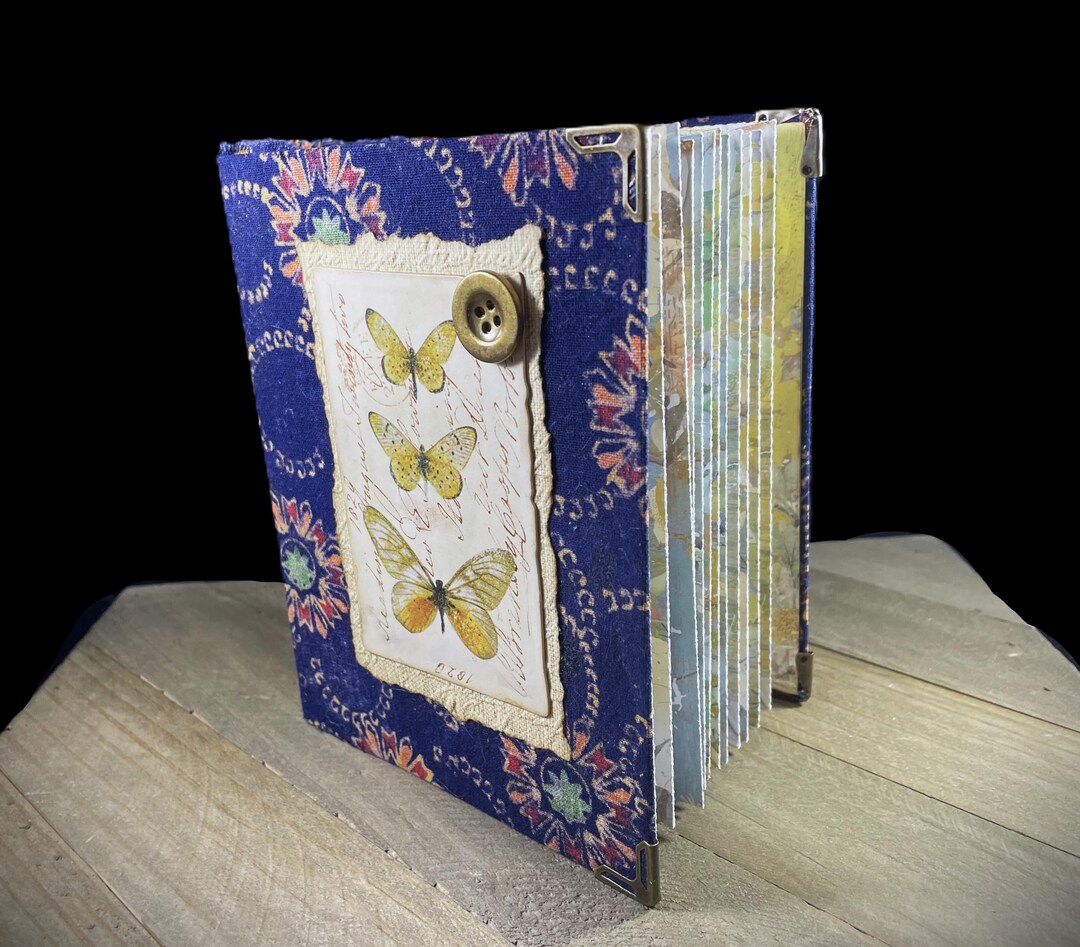 Handmade Junk Journal Ephemera Holder, Vintage Ephemera Organizer - Etsy