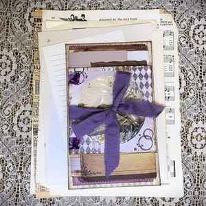 Junk Journal Bundle - Handmade Vintage Junk Journal Flip Book- Junk Journal #